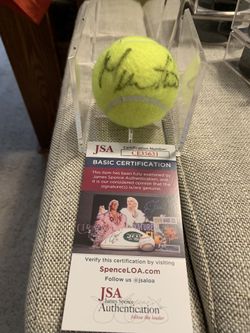 Martina Navratilova Signed Tennis Ball Jsa