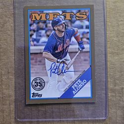 2023 Topps Pete Alonso Gold Auto #1/50