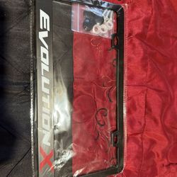 Evolution X License Plate Frame