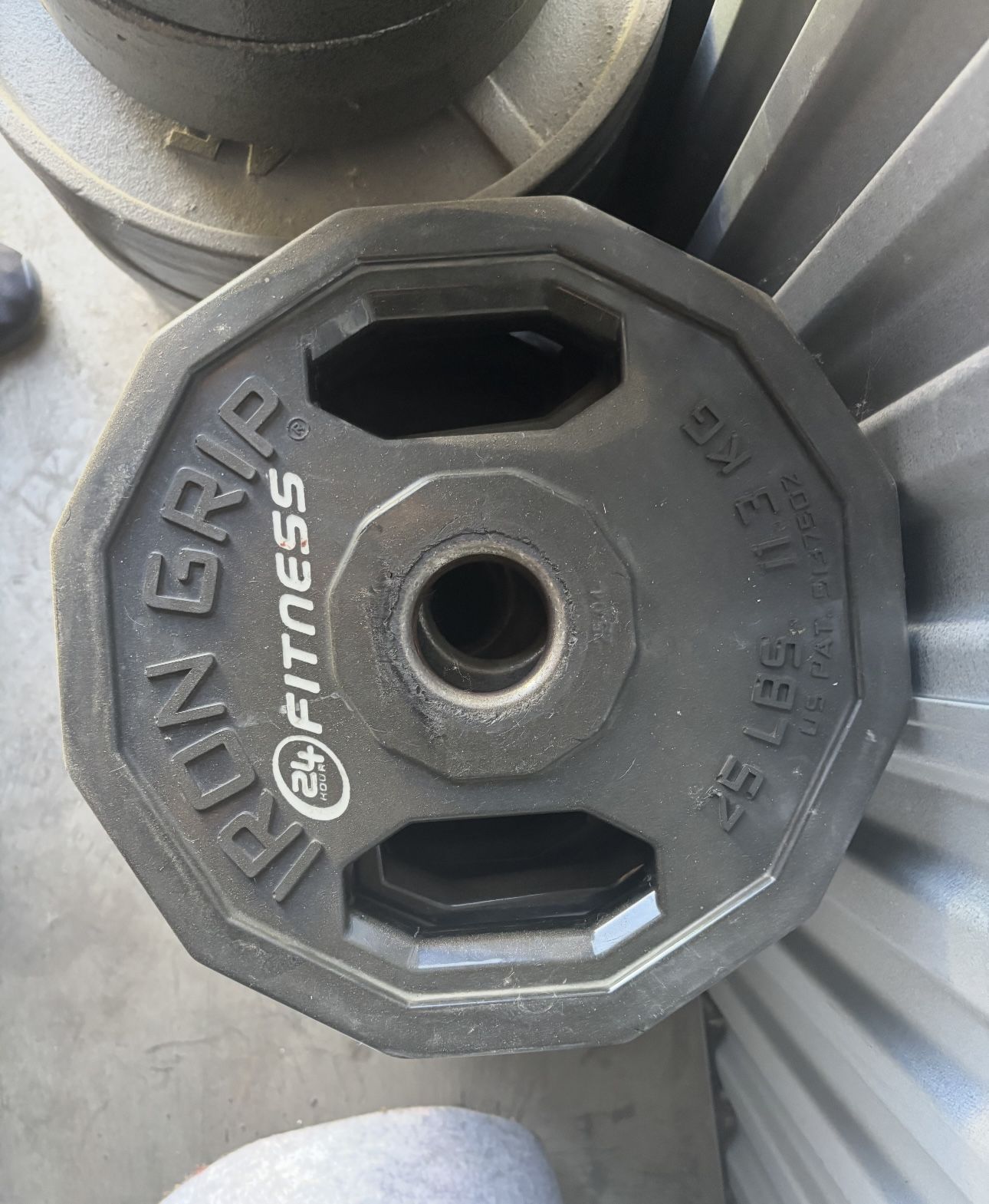 25lb Rubber Coated Plates