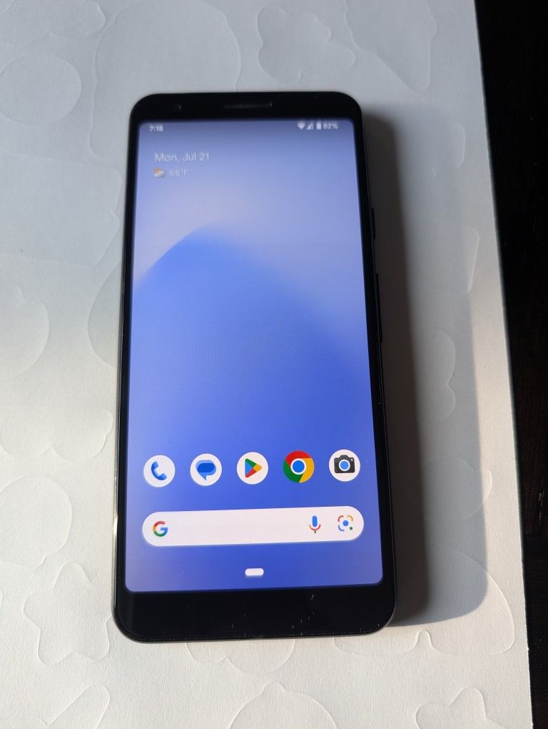 Google Pixel 3a with 64GB Memory Cell Phone (Unlocked) Just Black