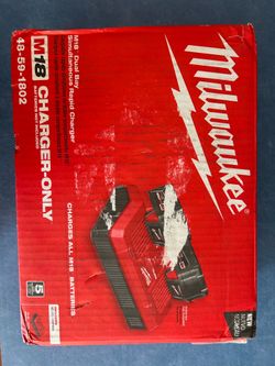 Milwaukee M18 18-Volt Lithium-Ion Dual Bay Rapid Battery Charger