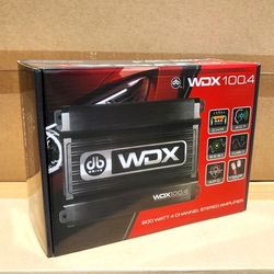 DB Drive WDX Series Compact Mini 4 Channel Amplifier 800 Watts Speaker System Amp WDX100.4 🚨 Payment Options Available 🚨 No Credit Needed 🚨 