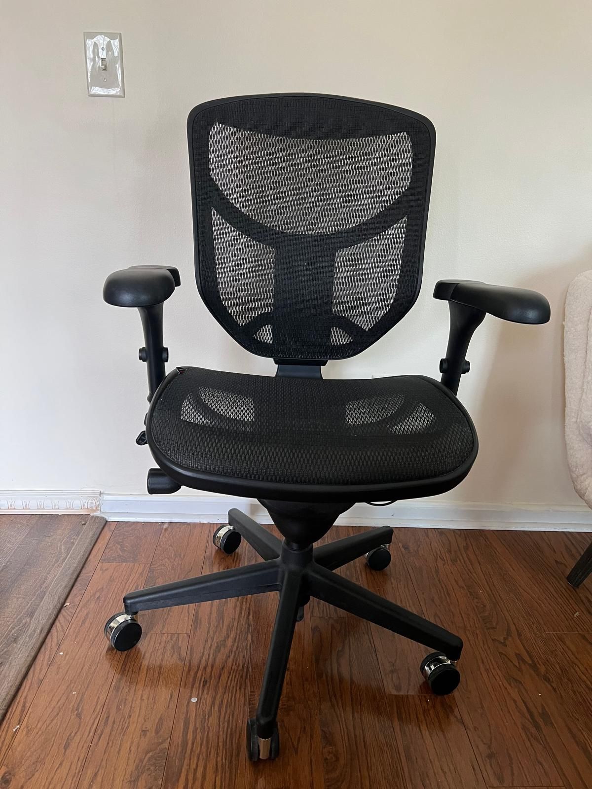 WorkPro Quantum 9000 Series Ergonomic Office Chair — Black Mesh