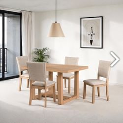 5PC DINING SET ( FREE DELIVERY )