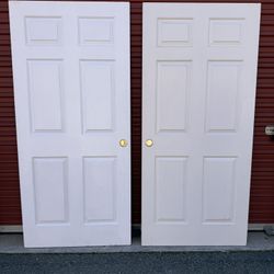 36”w, 78 1/2”  Panels Interior Closet Doors
