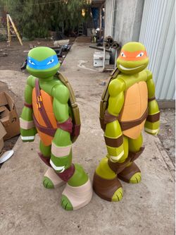 Ninja Turtles Life Size Leo & Mikey 48inch