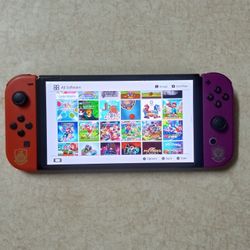 NINTENDO SWITCH *MODDED* with Over 100 SWITCH GAMES and 7500 RETRO GAMES 