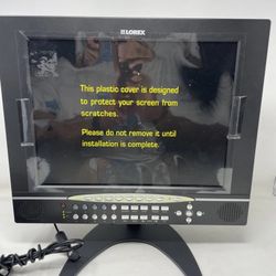 LOREX L15LD420 15" TFT LCD DVR COMBO CAMERA SECURITY MONITOR W/Remote,320GB,Powe