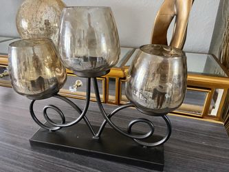 Three Candle Holder