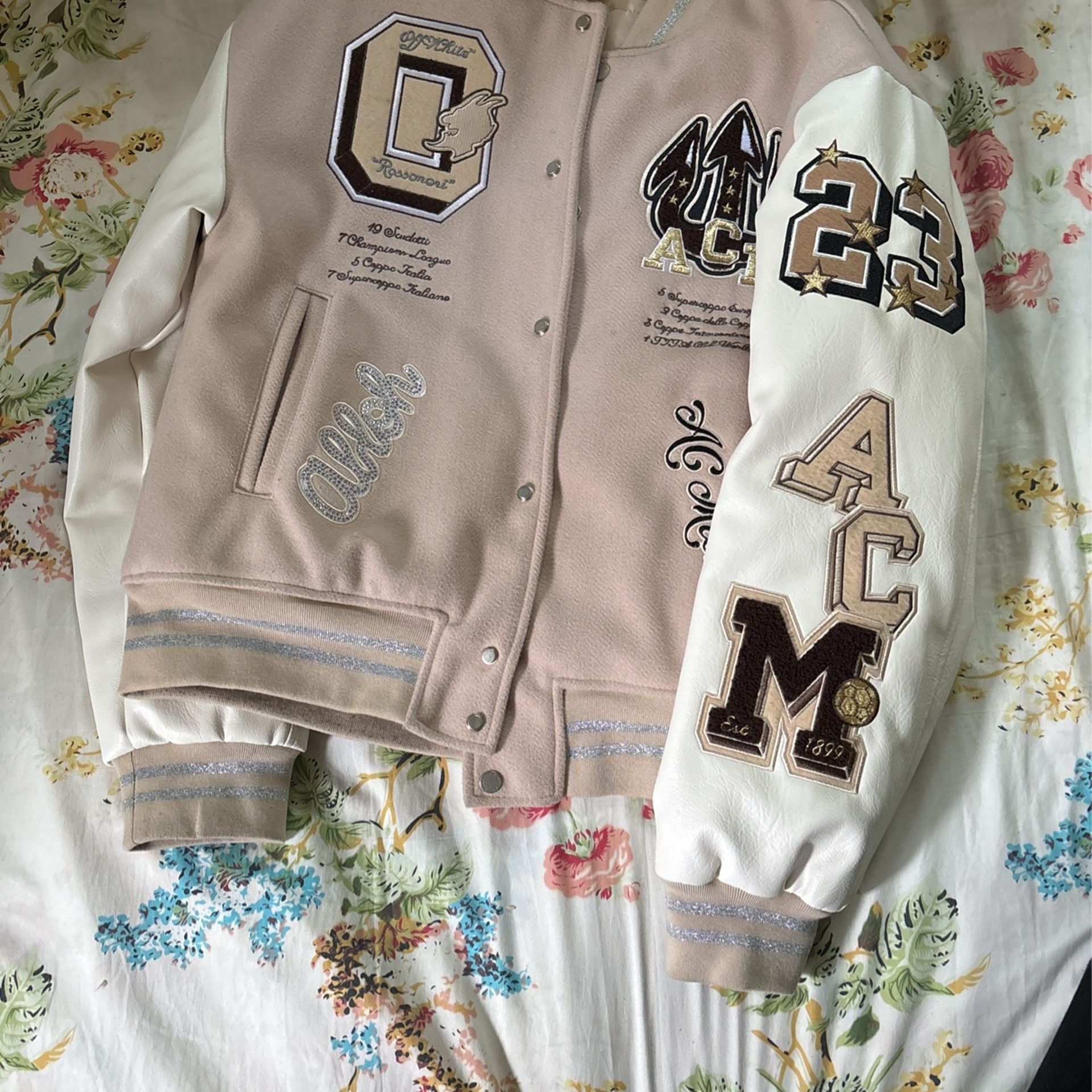 Off White Varsity Jacket