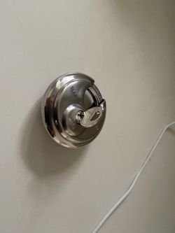 Lock and key for storage unit