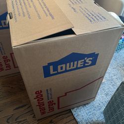 Moving Boxes - 5 Large Wardrobe Boxes