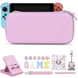 Switch / OLED Case for NS, innoAura 16 in 1 Switch Accessories Bundles
