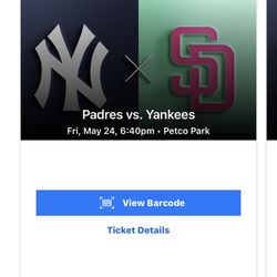 Padres Yankees Game