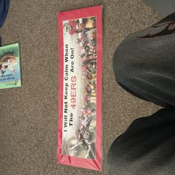 49ers Cardboard Banner 