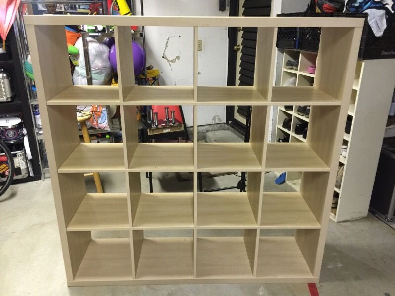 IKEA KALLAX SHELF (4x4 BIRCH)