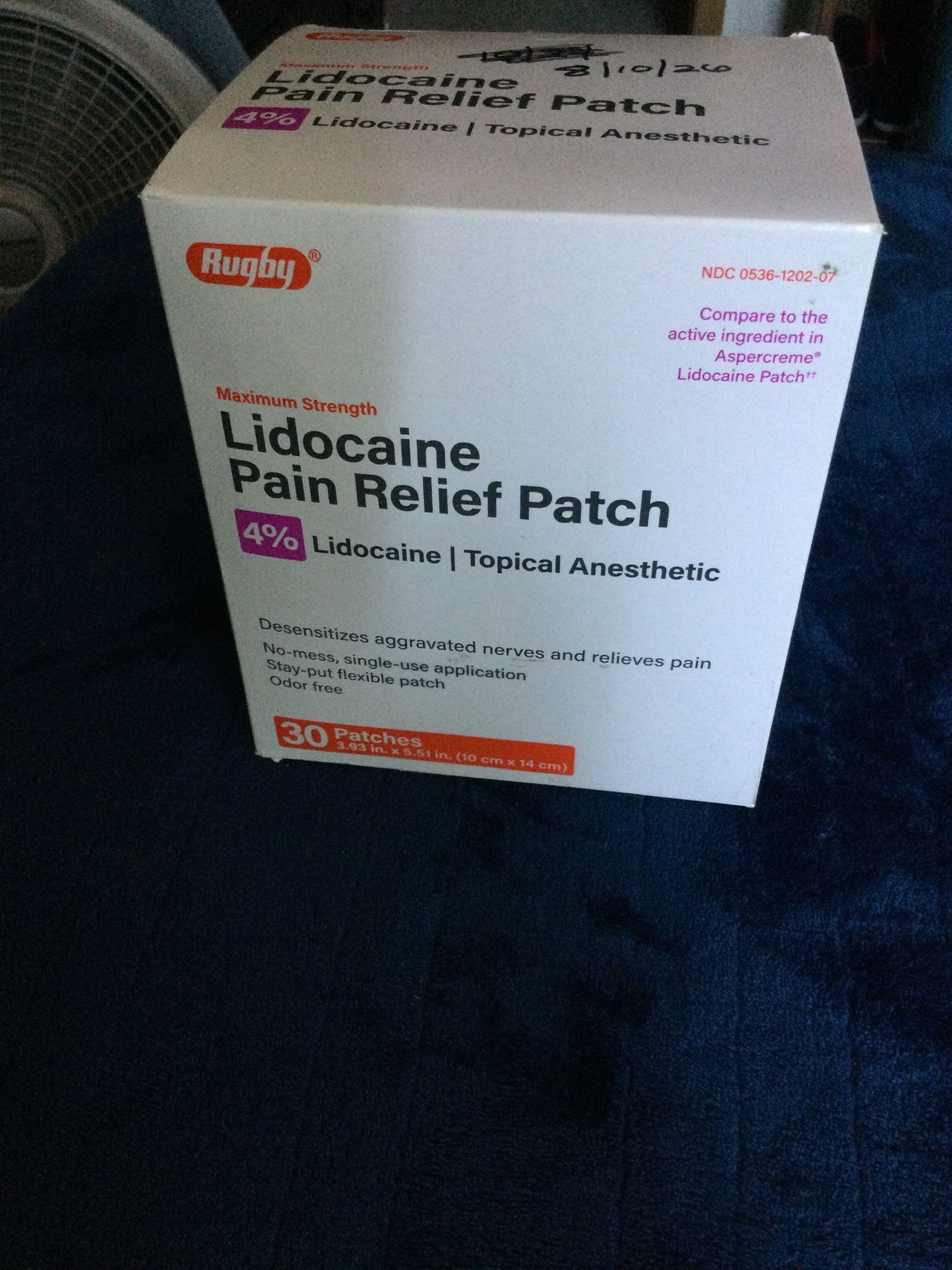 Lidocaine 4% Pain Patches