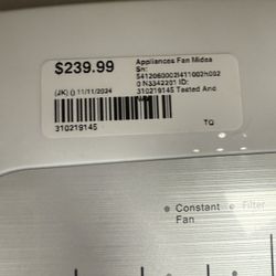 MIDEA AIR CONDITIONER TESTED AND WORKS 