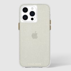 Case Mate iPhone 15 Pro Max Phone Case Sheer Crystal Gold