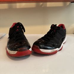 BIG MAN EDITION: Jordan 11 Retro Low Bred Black & Red Playoff 