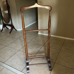 Vintage Wooden Blanket Rack / Quilt Stand