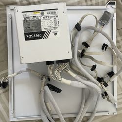750 W Corsair Power Supply Comes With All Cables 