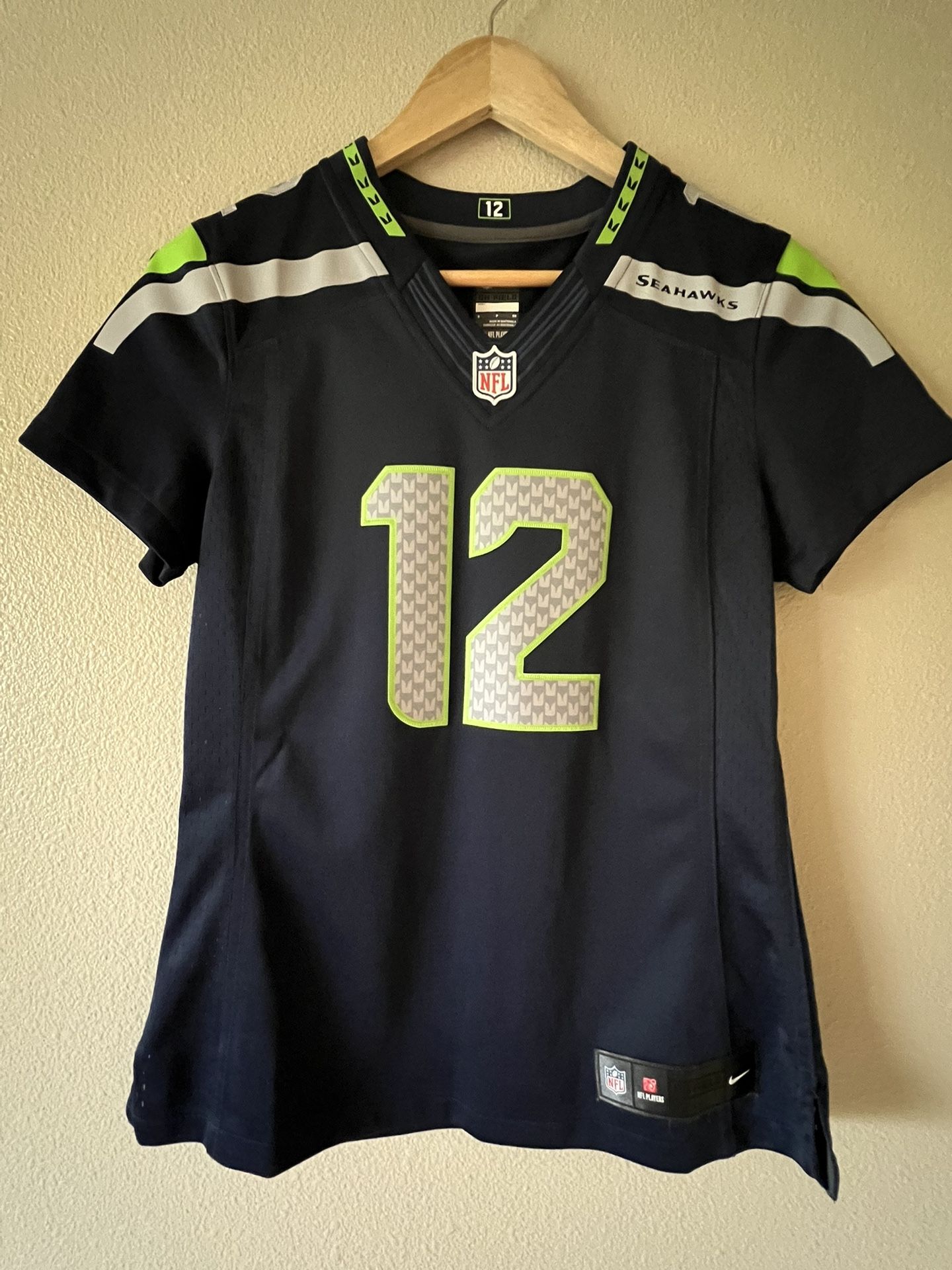 Women's Seattle Seahawks 12s Nike Navy Player Jersey