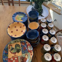 Chicken Dishes Set Of 12