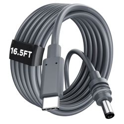 Gtaywell Starlink Mini USB-C to DC Power Cable, Max 100W Input USB Type C to DC Cable, Waterproof, Starlink Mini USB Cable Compatible with 65W PD Sour