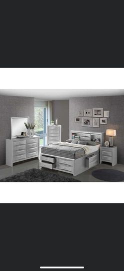 Brand new bedroom set storage available in different colors! Finance available no credit check 40$ down🚨🚨