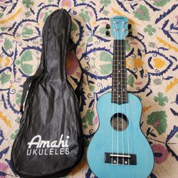 Blue Panda Ukulele
