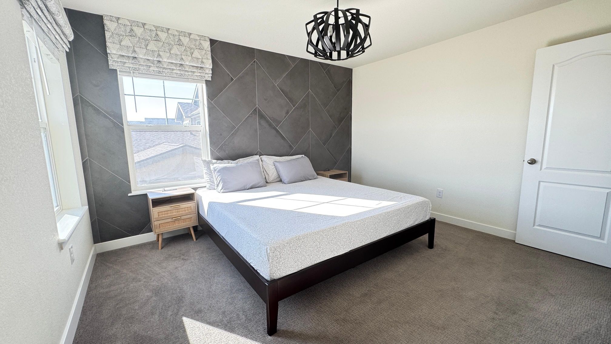 Solid Wood King Bed frame