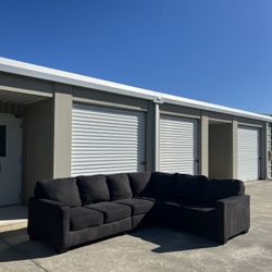 Black Sectional Couch