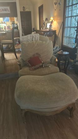 Chair and ottoman