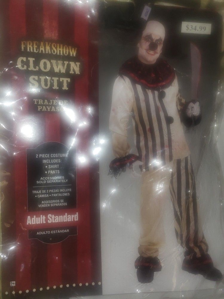 Freakshow Clown Suit Only Brand New