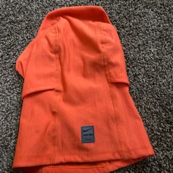 Nike Pro Orange Short Sleeve Compression Top