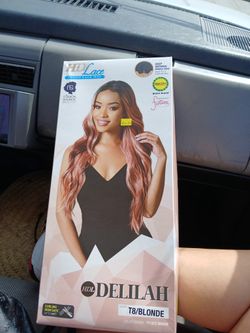 Beautiful Long Bouncy Curls HD Lace Deep Natural Middle Part  WIG