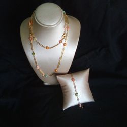 Delicate Flower Fashion Jewelry Set 