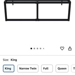 15inch Tall Metal Box Spring King 