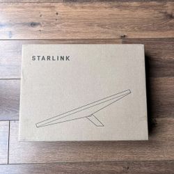 Brand New Sealed
STARLINK Mini Satellite Antenna & WiFi Router Kit - Dual-band