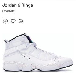 Jordan 6 Rings Confetti