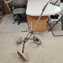 USED BAG BOY PUSH /PULL GOLF CART WORKS GREAT