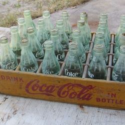 Coca Cola Crate With Bottles