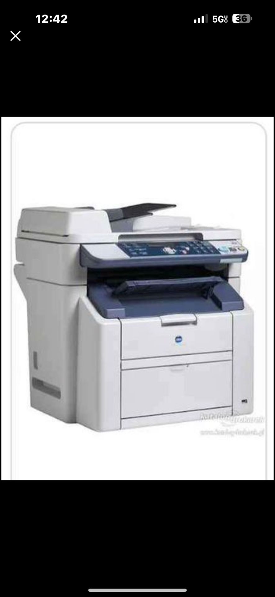 Konica Minolta bizhub C10 printer