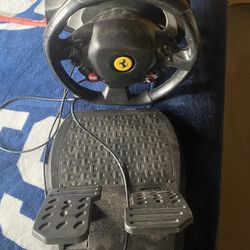 Ferrari Steering Wheel & Pedals 