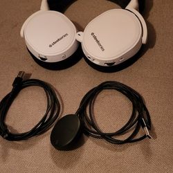 Steel Series White Wireless Headset