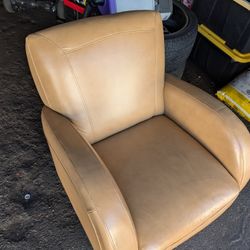 Leather Swivel Sofa chair