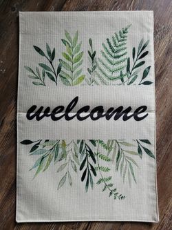 12x18" Burlap Garden Flag 