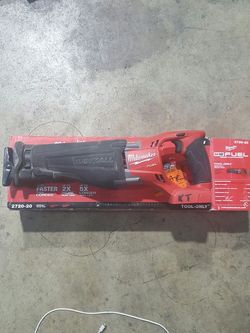 Milwaukee FUEL cordless Sawzall reciprocating saw